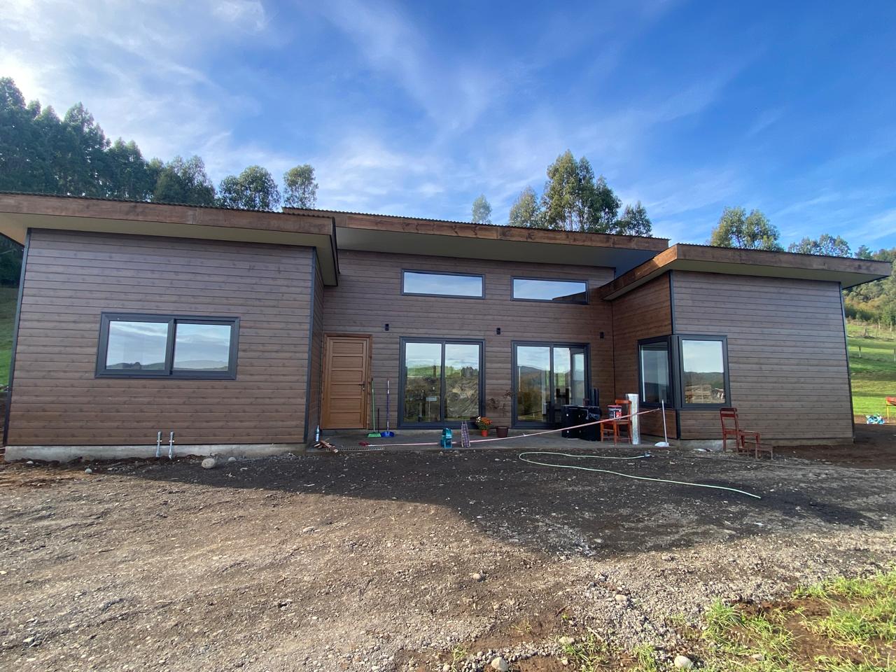 Vista aérea de un complejo habitacional